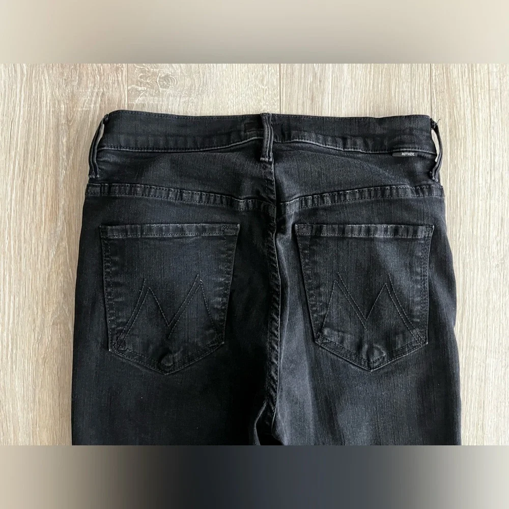 MOTHER Women’s The Stunner Zip Ankle Step Fray in Not Guilty - Size 27 - Picture 11 of 13